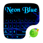 Neon Blue GO Keyboard Theme