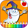 Happy Halloween Coloring Book
