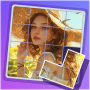 Rose Pixel Block